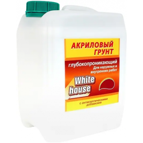 Акриловый грунт глубокопроникающий White House 3 кг