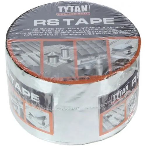 Лента битумная для кровли Титан Professional RS Tape 100*10 м антрацит