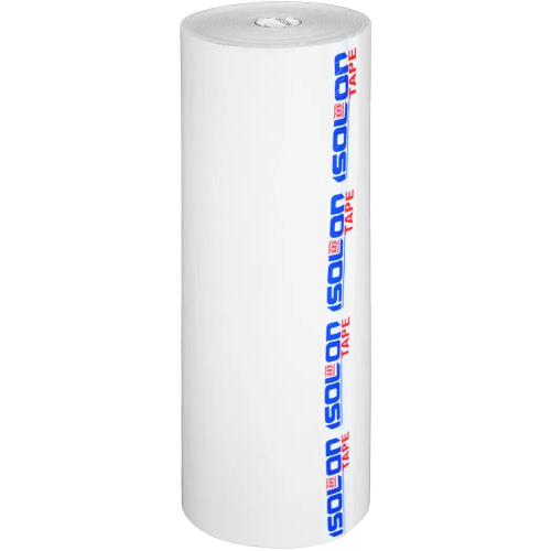 Физически сшитый пенополиэтилен рулон Изолон Isolontape 500 №4008 1*10 м/8 мм 25 кг/1 м3 белый N без покрытия/VP клейкое с пленкой