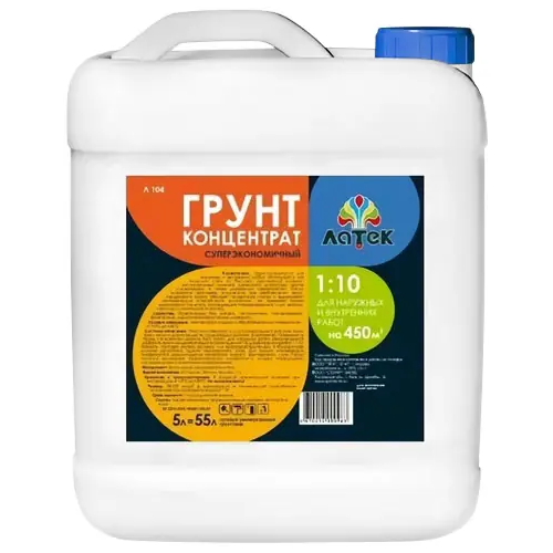 Грунт концентрат суперэкономичный Оптимист Латек Л 104 5 л