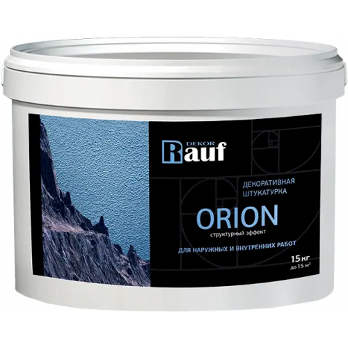 Декоративная штукатурка структурный эффект Rauf Dekor Orion 15 кг