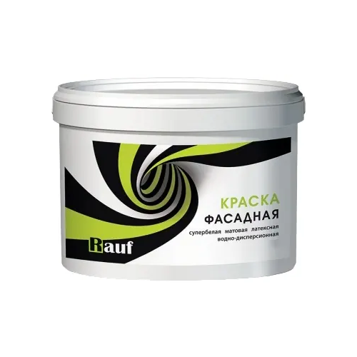 Краска фасадная латексная водно дисперсионная Rauf R 32 2.5 кг бесцветная