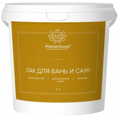 Лак для бань и саун Master Good 1 л