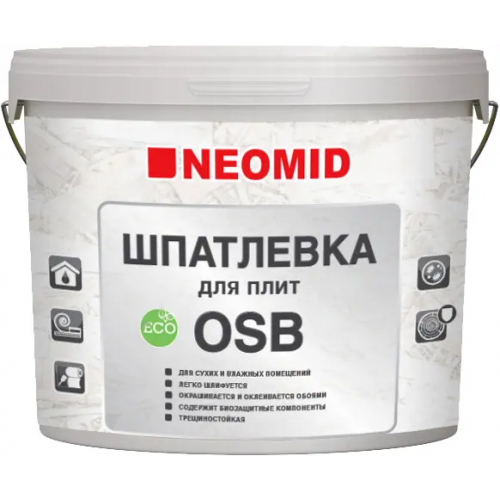 Шпатлевка для плит OSB Неомид 7 кг