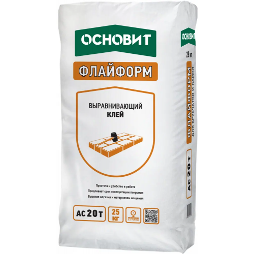 Выравнивающий клей Основит Флайформ AC 20 T 25 кг