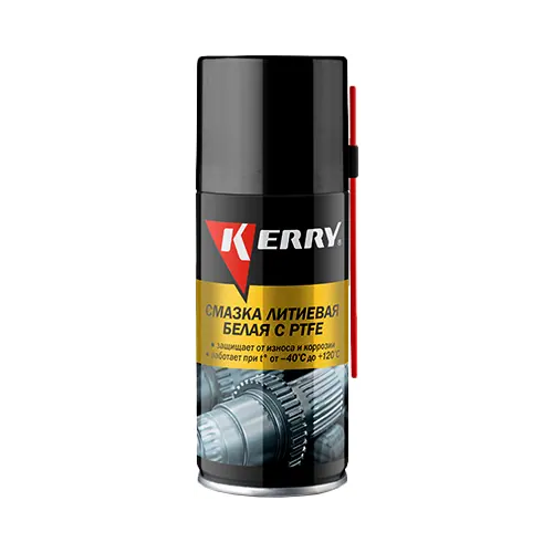 Смазка литиевая белая с PTFE Kerry 210 мл