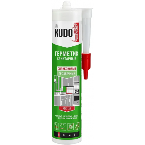 Герметик санитарный силиконовый Kudo Home 280 мл бесцветный