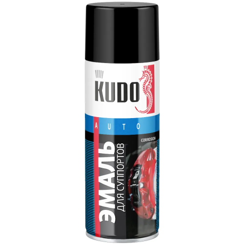 Эмаль для суппортов Kudo Auto Corrosion Protect 520 мл черная