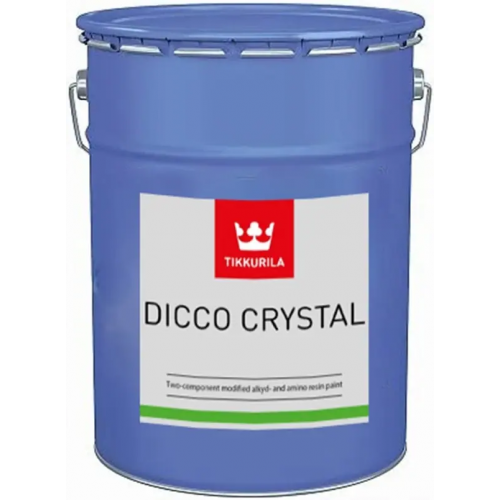 Двухкомпонентная краска кислотного отверждения Тиккурила Dicco Crystal 10 л база A