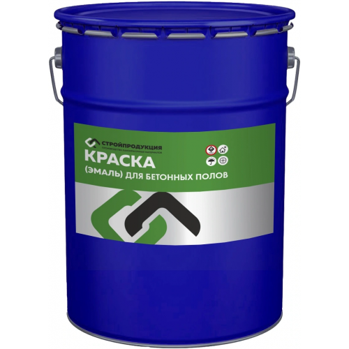 Эмаль для бетонных полов Стройпродукция 30 кг серая