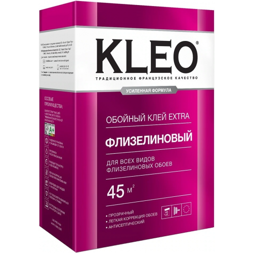 Клей для всех видов флизелиновых обоев Kleo Extra Флизелиновый 320 г