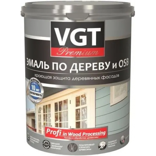 Эмаль по дереву и OSB ВГТ Premium ВД АК 1179 1 кг охра