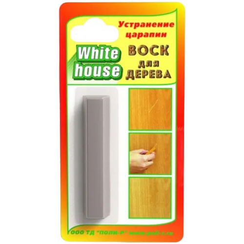 Восковой карандаш для дерева White House 15 г серый