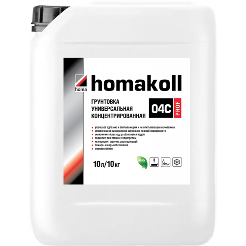 Грунтовка универсальная концентрированная Homa koll Prof 04C 10 л
