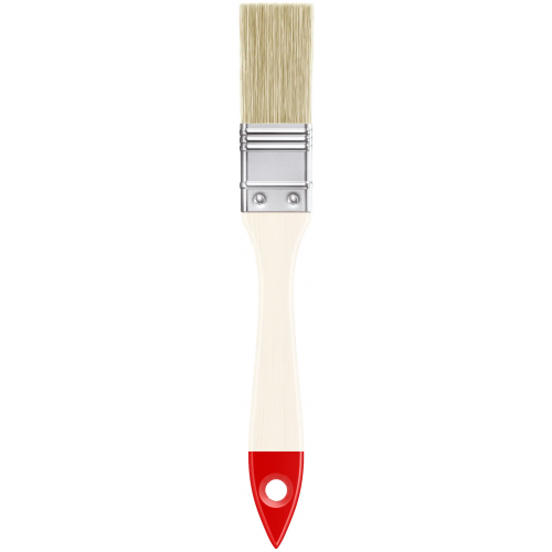 Кисть флейцевая Color Expert 25 мм натуральная щетина/дерево лакированное