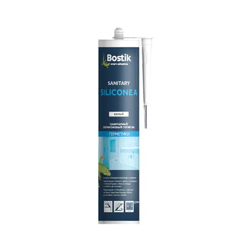 Санитарный силиконовый герметик Bostik Sanitary Silicone A 280 мл белый