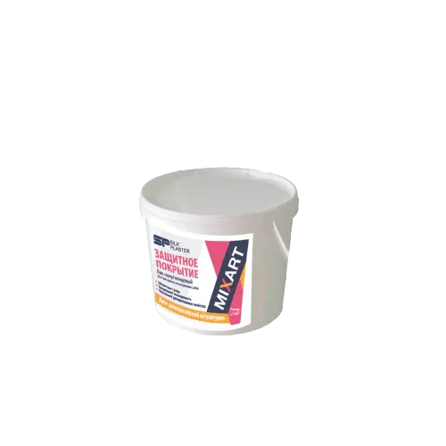 Защитное покрытие для декоративной штукатурки Silk Plaster Mixart Миксарт 1 л