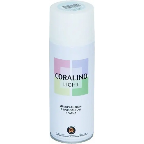 Декоративная аэрозольная краска East Brand Coralino Light 520 мл белый иней