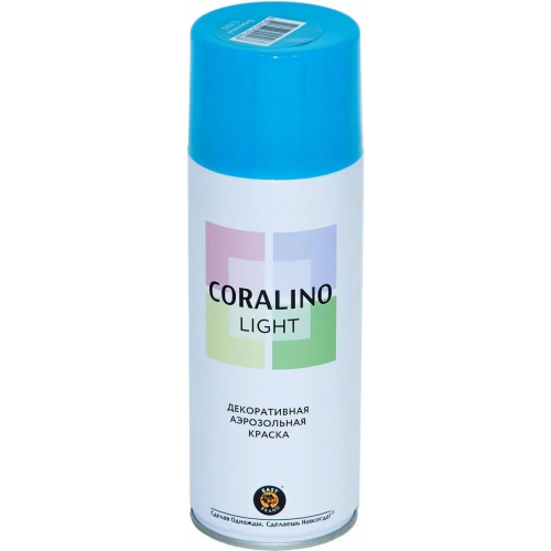 Декоративная аэрозольная краска East Brand Coralino Light 520 мл бирюзовая