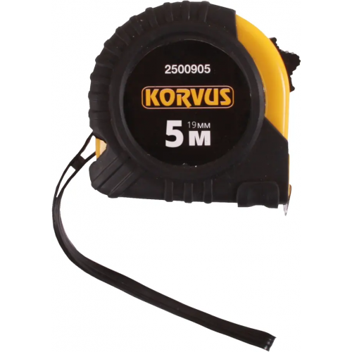 Рулетка Korvus 5 м*19 мм пластмасса