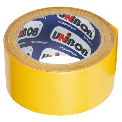 Лента клейкая двухсторонняя Unibob 50*25 м