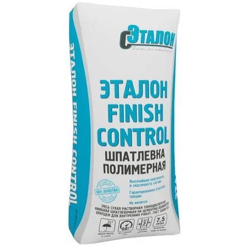 Шпатлевка полимерная Эталон Finish Control 20 кг