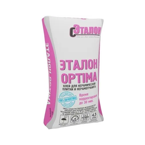 Клей для плитки Эталон Optima 25 кг