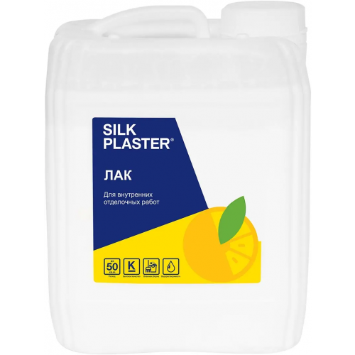 Лак для наружных и внутренних отделочных работ Silk Plaster 5 л