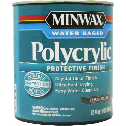 Защитное покрытие на водной основе Minwax Polycrylic Protective Finish 946 мл матовый