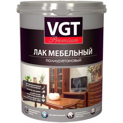 Лак мебельный полиуретановый ВГТ Premium 2.2 кг матовый