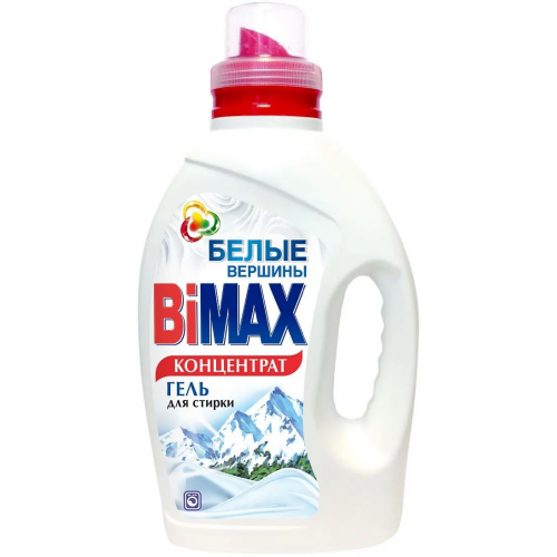 Гель концентрат для стирки белья Bimax Белые Вершины 1.3 л