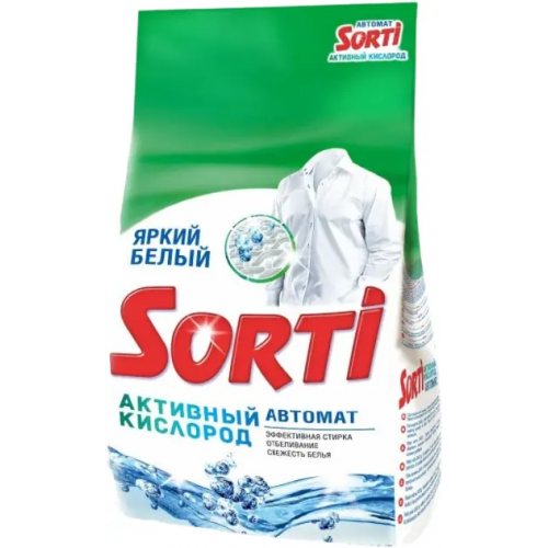 Стиральный порошок Sorti Активный Кислород 6 кг автоматическая
