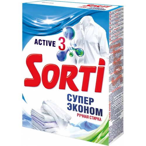 Стиральный порошок Sorti Супер Эконом 350 г ручная