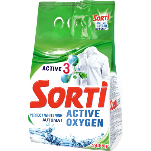 Стиральный порошок Sorti Активный Кислород 2.4 кг автоматическая