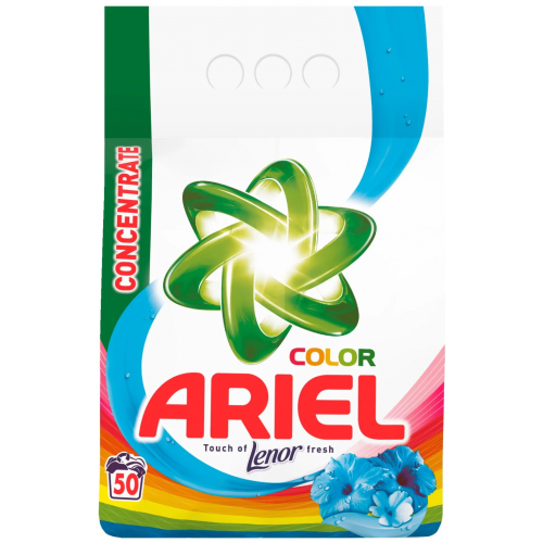 Стиральный порошок аква пудра Ariel для Цветного с Ароматом от Lenor 3 кг