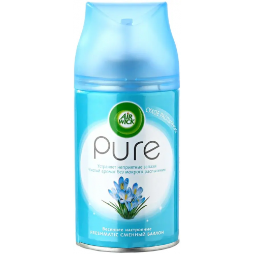 Сменный баллон к автоматическому освежителю воздуха Air Wick Freshmatic Pure Весеннее Настроение 250 мл