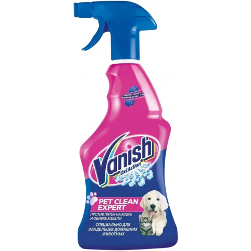 Пятновыводитель для чистки ковра и обивки мебели Ваниш Oxi Action Pet Clean Expert 750 мл