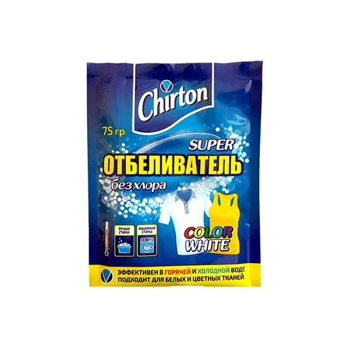 Кислородный супер отбеливатель Чиртон Oxygen Color+White 75 г