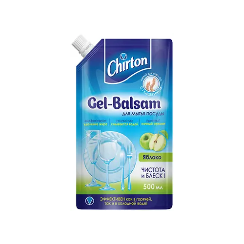 Средство для мытья посуды Чиртон Gel Balsam Яблоко 500 мл