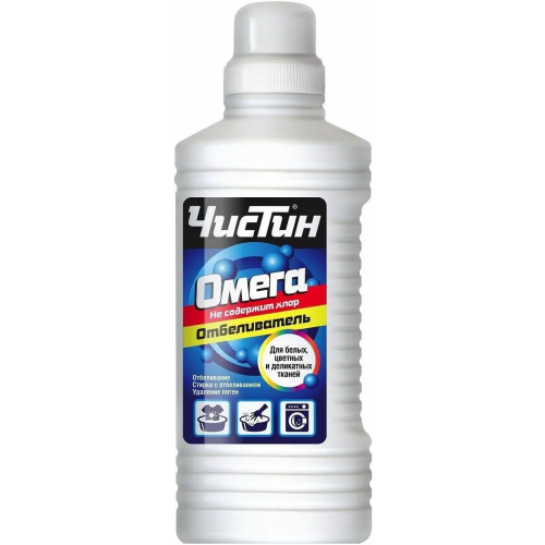 Жидкий отбеливатель без хлора Чистин Омега 950 г