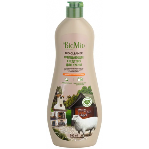 Очищающее средство для кухни Biomio Bio Cleaner с Эфирным Маслом Апельсина 500 мл