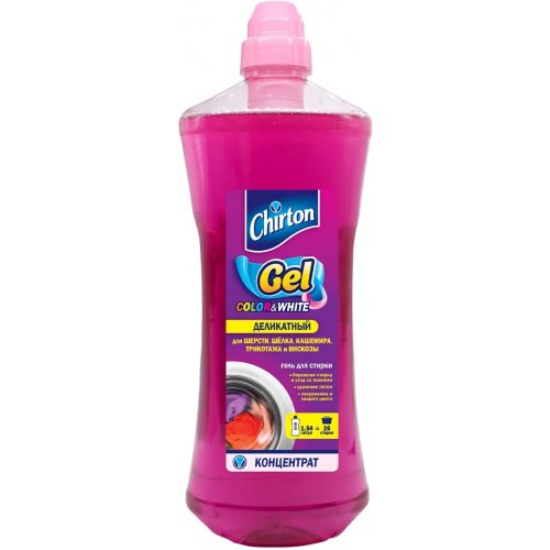Гель концентрат для стирки белых и цветных тканей Чиртон Gel Color & White Универсальный 1.54 л