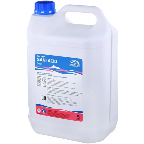 Средство для очистки минеральных отложений Dolphin Sani Acid D 011 5 л