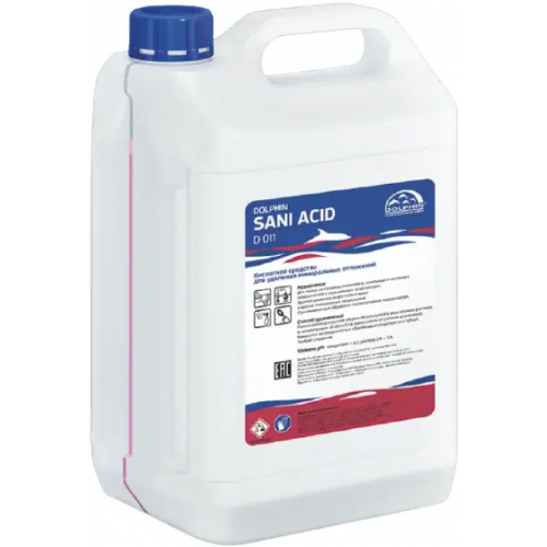 Средство для очистки минеральных отложений Dolphin Sani Acid D 011 10 л