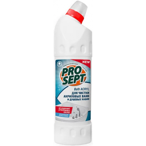 Гель для душевых кабин и акриловых ванн Просепт Professional Bath Acryl 1 л