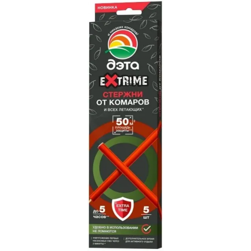 Стержни от комаров и всех летающих насекомых Дэта Extrime 5 стержней