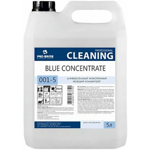 Универсальный низкопенный моющий концентрат Pro-Brite Blue Concentrate 5 л