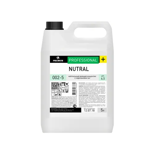 Нейтральный концентрат с содержанием ЧАС Pro-Brite Nutral 5 л