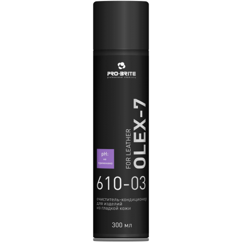 Очиститель кондиционер для изделий из гладкой кожи аэрозоль Pro-Brite Olex 7 300 мл