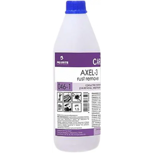 Средство против пятен ржавчины, марганцовки и крови Pro-Brite Axel 3 Rust Remover 1 л